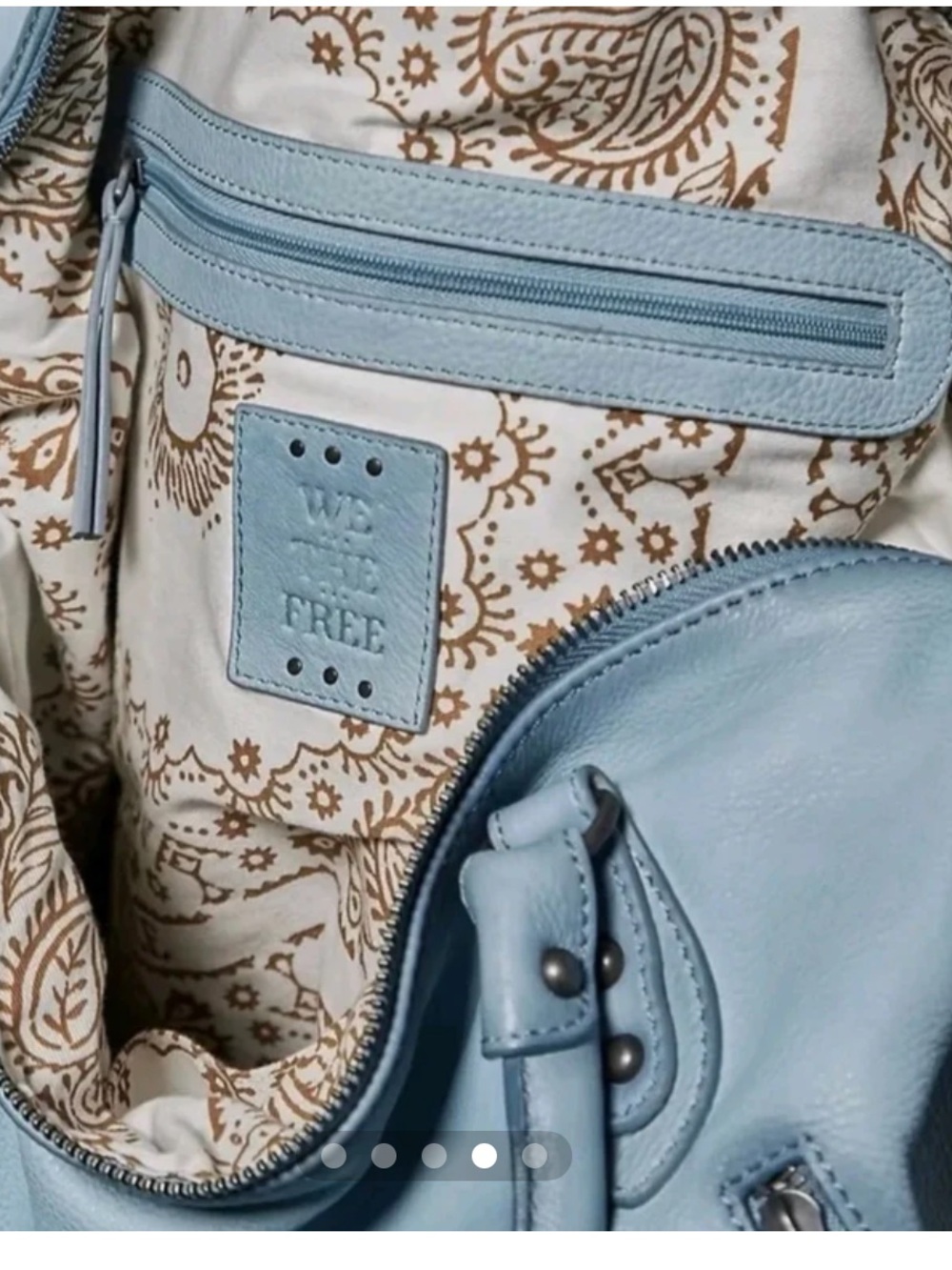 Free people We The Free Emerson Tote in washed sail - Picture 2 of 7